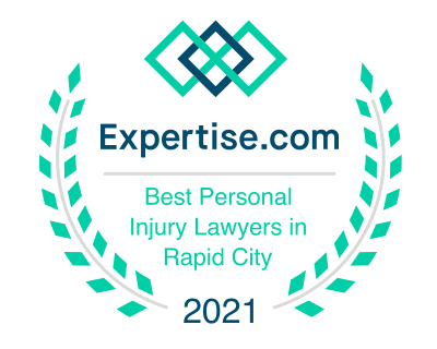 Expertise.com best personal injury lawyers in Rapid City 2021 badge