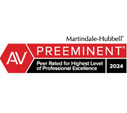 Martindale-Hubbell Preeminent lawyer award