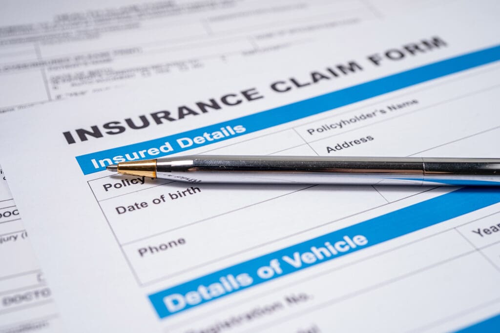 Insurance-Claim-form-with-pen
